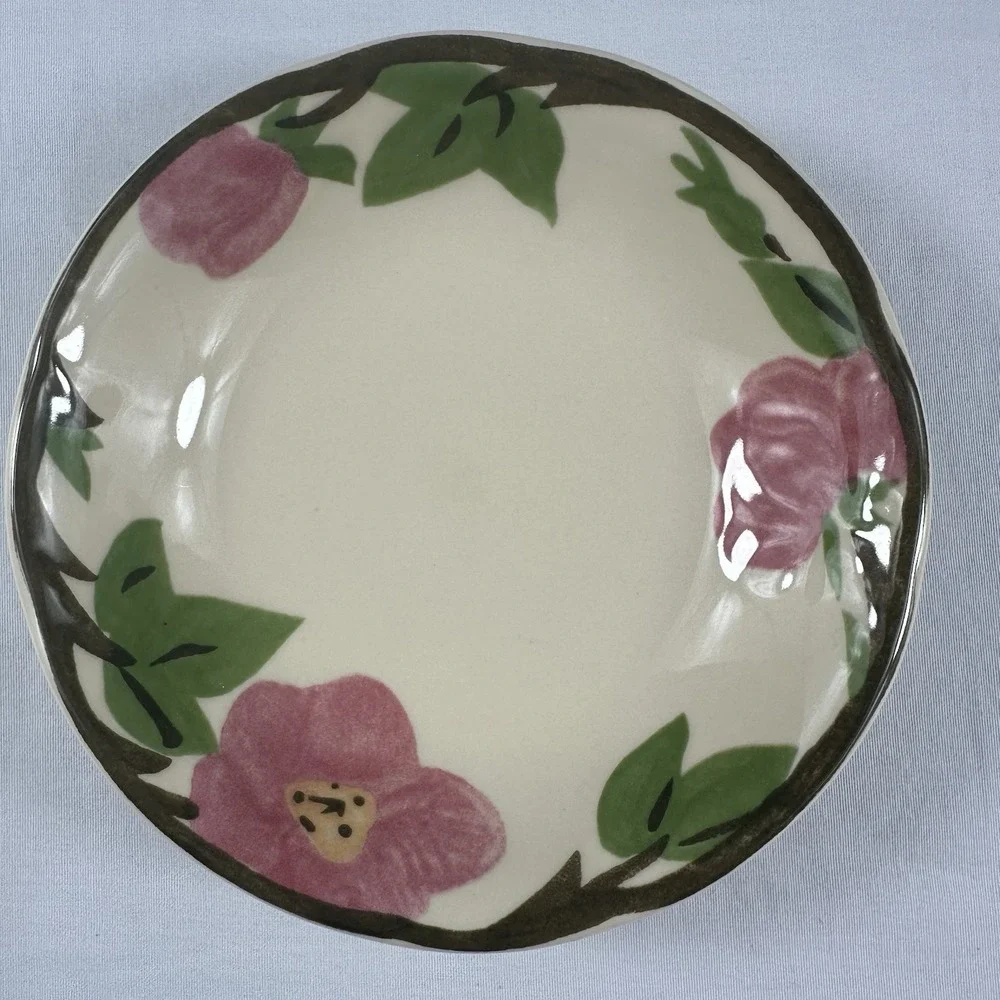 4 Pc Franciscan Desert Rose Fruit Compote Dessert Dishes Bowl Excellent Set Of 4